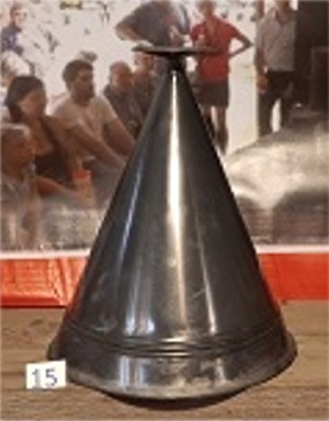 #15-18th-19th Century large hearing horn-7.5"D x 8.75"H, Stock-1   Cost- $36.00